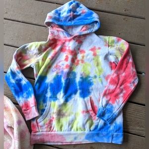 Magellan Girls Tie Dye Hoodie Sweatshirt Size Medium